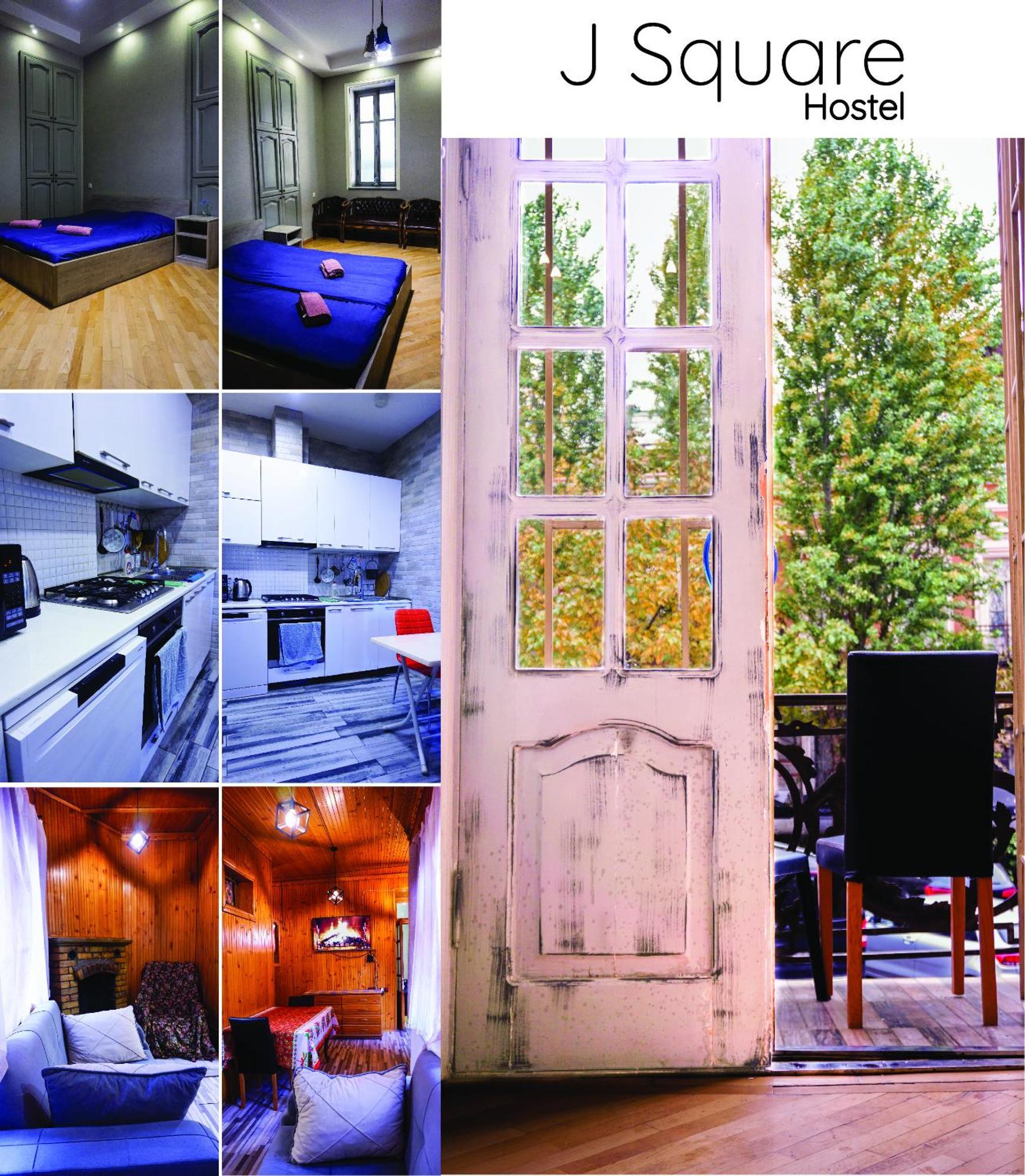 J Square Hostel Тбилиси Экстерьер фото